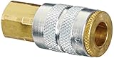 Dixon Valve 2FF2-B Brass Manual Industrial Interchange Pneumatic Fitting, Socket, 1/4