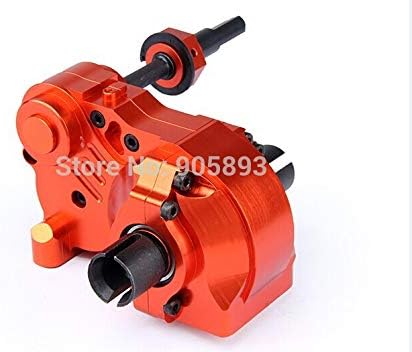 Hockus Accessories Rc CNC Gear Box Assembly Set. Orange Color s