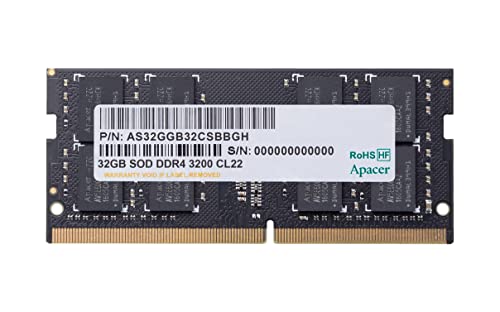 Apacer AyCT[ m[gPCp SO-DIMM DDR4 3200MHz PC4-25600 32GB ES.32G21.PSI