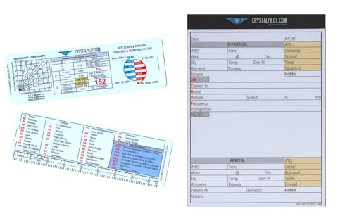 Crystal Pilot �t���C�g�v�����j���O�L�b�g - Metar & VFR-IFR �`�[�g�V�[�g �Z�N�V�����X�P�[�� + VFR-IFR ������