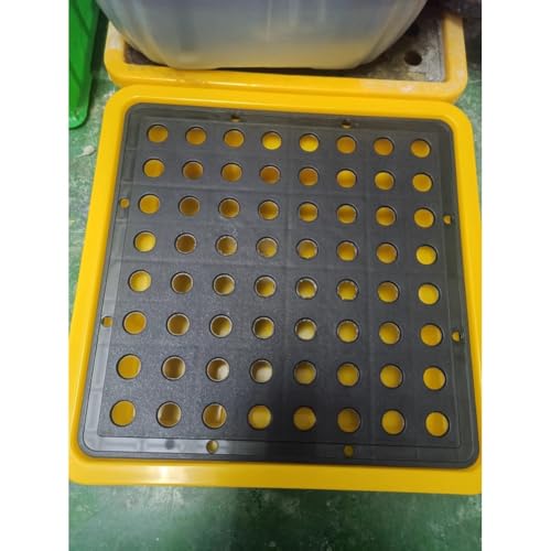 Industrial Spill Containment Pallet - Stackable Oil Leak Tray for Warehouse and Laboratory Use 1pc(4L/33x33x5.8 Cm)