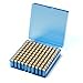 100-Round Blue Plastic Ammo Box with Sturdy Hing and Snap-Lock Latch | Semi-Transparent Cover – 2 Pieces