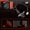 A-Premium Park Assist Camera Rear View Backup Reverse Camera Compatible with Select Mazda Models - 2012 2013 2014 2015 CX-9 CX9 - Replace# TK2167RC0C