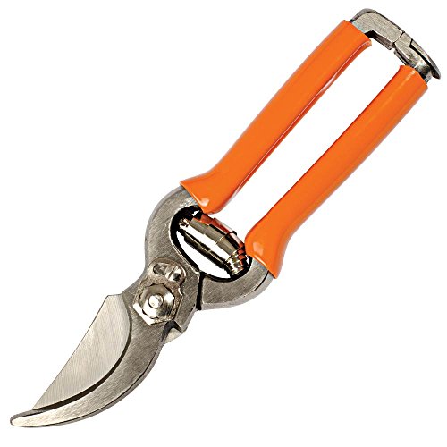 Leonard Forged Bypass Pruning Shear with Vinyl Grip, 1 Inch Cutting Capacity