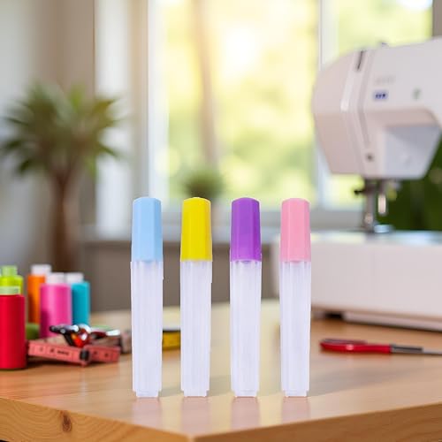 Image of 4 Pcs Clear Plastic Embroidery Felting Sewing Container Pin Needle Storage Tubes Bottle Holder Knitting Needle For Case Box Needle Storage Tubes Sewing Storage