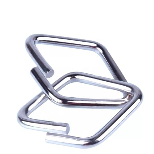 Image of Brain Teasers Metal Wire Puzzle Toys for Kids & Adults | IQ Puzzle Disentanglement Interlock Toys | Party Favors, Prizes & Gifts | Durable Mental Challenge Puzzle Game Set (12 in 1)