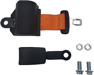 Universal Forklift Seat - Belt and Fits Tractor Mower Buggy Retractable Red 46inch New