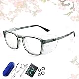 [Zessilo] 花粉症 メガネ【6種類×3色、選択可能】両面曇り止めレンズ 花粉・防塵・ブルーライト対策 おしゃれな ゴーグル 紫外線カット/防塵/飛沫対策/男女兼用 保護メガネ 花粉防止 (104/ブルー)