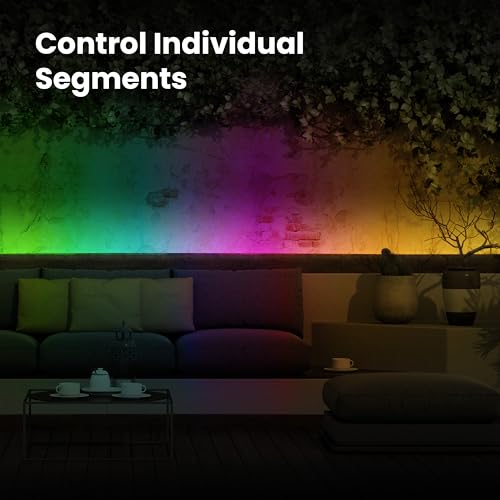 Image of Feit Electric Smart LED Neon Flex Strip Lights, 10FT, Bendable, RGBW Color Chasing, Dimmable, 2.4Ghz WiFi Enabled, Compatible with Alexa and Google Home Asst, Music Sync, Remote App, NF10 /CHASE /WP /AG