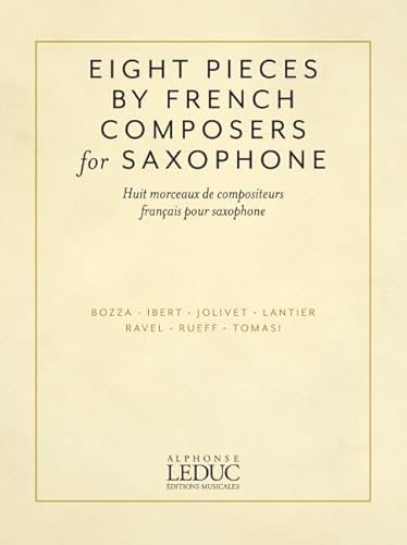 Eight Pieces by French Composers for Alto Saxophone & Piano