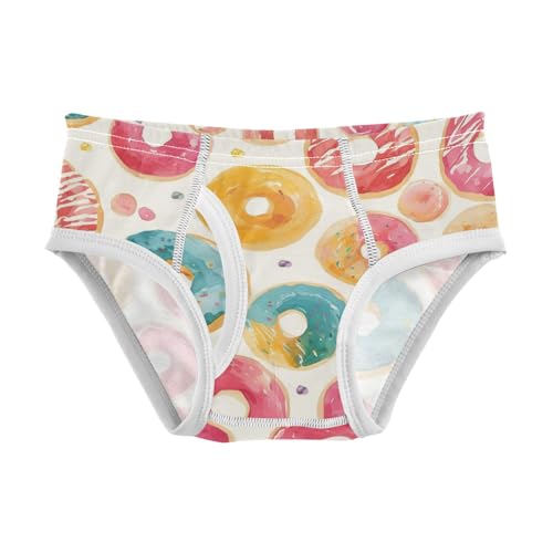 KLL Donuts Background Toddler Boys Cotton Briefs Cute Undies