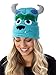 Disney Monsters Inc. Sulley Beanie Embroidered 3D Character Face Design Costume Hat