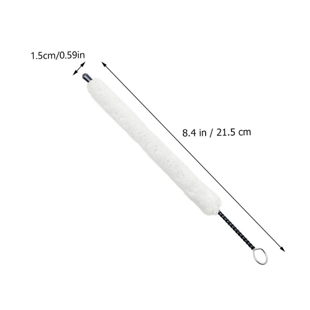 FRCOLOR Kit de Cepillos para Limpiar Flautas Hilo de Algodón y Varilla de Hierro, Herramienta Práctica para Limpieza Eficaz y Protección del Instrumento Musical