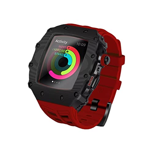 Bracelet montre fibre de carbone Apple Watch pour le sport et bureau