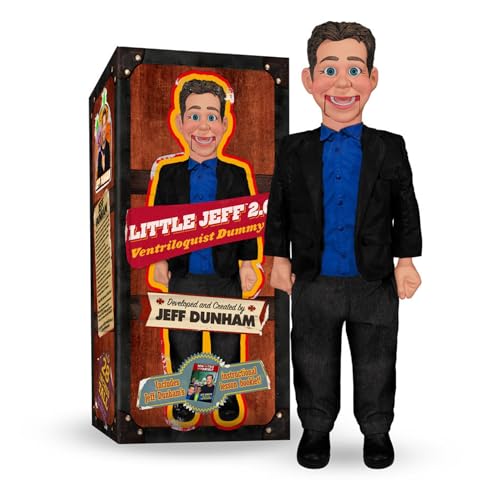 Jeff Dunham - 22 Little Jeff 2.0 Ventriloquist Dummy | Perfect Puppet Gift for Performing and Collection