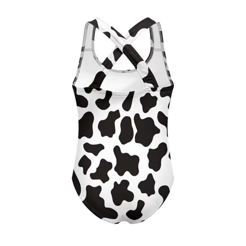 Ystardream Little Girls Bathing Suits with Cross-Back Straps Sun Proctection Swimwear2