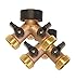 Kasian House Brass Y Valve Hose Splitter (2 Units)