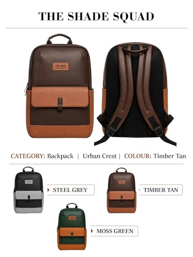 Image of FUR JADEN Anti Theft Number Lock Backpack Bag with 15.6 Inch Laptop Compartment, USB Charging Port & Organizer Pocket for Men Women Boys Girls
