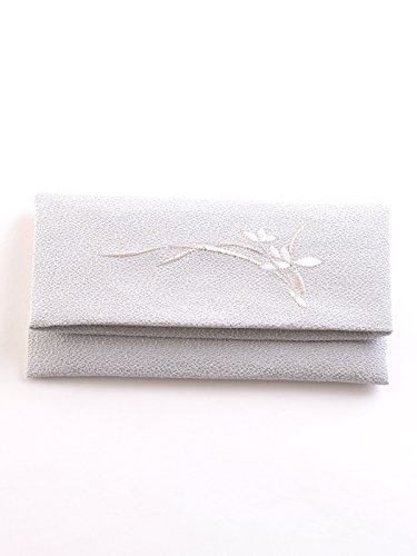 ちりめん刺繍入念珠袋 数珠袋 念珠入れ 数珠入れ 日本製 (蘭)