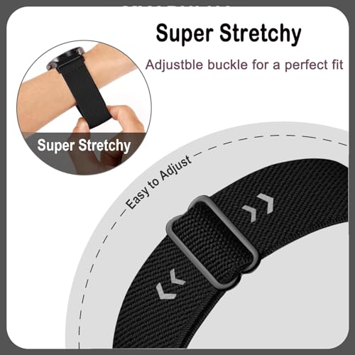 2 correas de reloj compatibles con Veryfitpro 19mm silicona y nylon miniatura 4