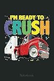 kids 4 years old 4th birthday monster truck i am ready to crush 4 notebook vintage style: funny monster trucks gifts for kids great kids appreciation thank gag gifts for girls toddler boys dad mom