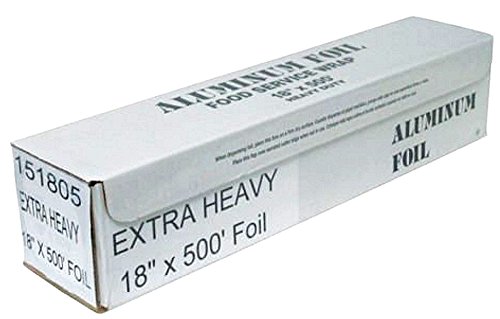Durable Packaging Durable 18" x 500' Extra Heavy Duty Premium Aluminum Bbq Grill Foil Wrap (1 Roll)