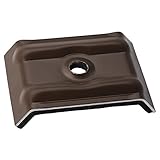 100 Stück Kalotten 35/207 farbig für Wellplatten Lichtplatten Trapezblech Sepiabraun RAL 8014