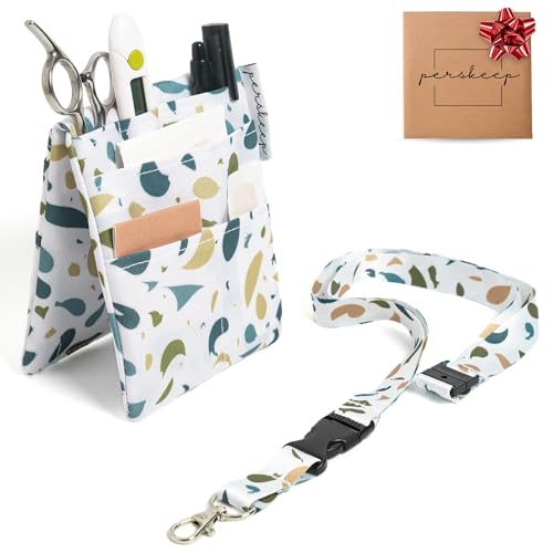 perskeep – Vet Nurse Pouch with Lanyard | Nurse Bag Organizer for Scissors, Watch, Pens | Vet Nurse Accessories for Work | Student Nurse Essentials & Gifts