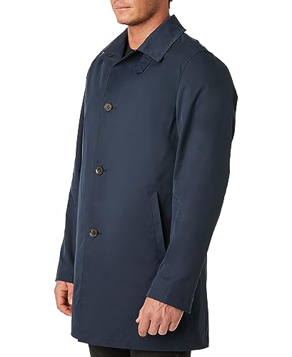 Vince Camuto Men's Trench Coat, Blue, X-Large2