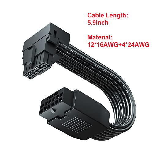 Adaptador 12VHPWR 90 Grados y Soporte GPU JOYJOM miniatura 5