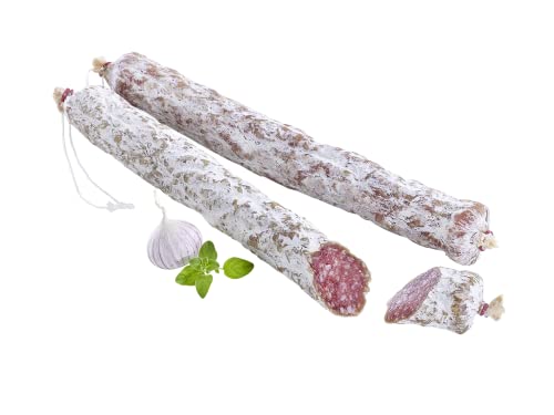 Almgourmet - luftgetrocknete Salami aus Italien - 3 Stück - leicht süßlich mit festem Biss Cover