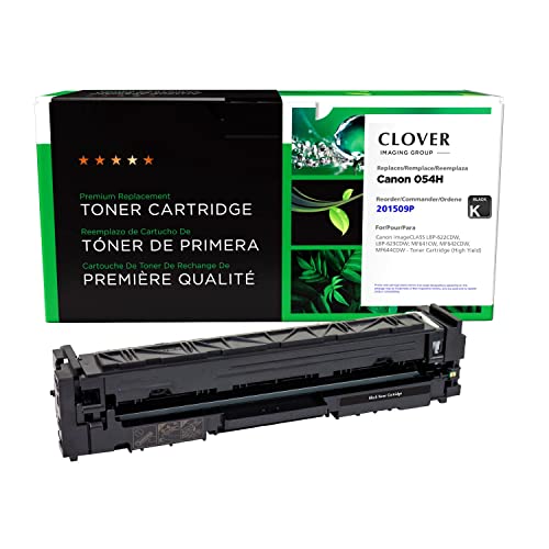 Cartouche Canon 054H noir haute capacité Clover pour remplacer le toner vide