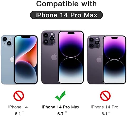 JETech Pełny Pokrycie Ochraniacz Ekranu dla iPhone 14 Pro Max 6,7 Cala, Czarna Krawędź Screen Protector z Szkło Hartowane Film Folia z Narzędzie Łatwej Instalacji, HD Przezroczyste, 3 Sztuki