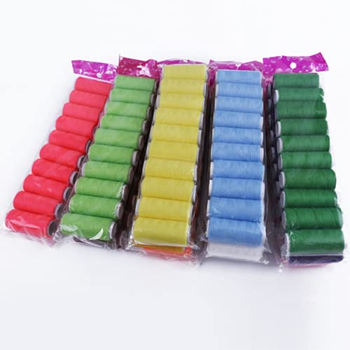 Hilo de Costura Multicolor para Hogar 200 Yardas (183m) Set de Manualidades con 10 Rollos de Hilo y 16 Agujas Color Verde Neón miniatura 6