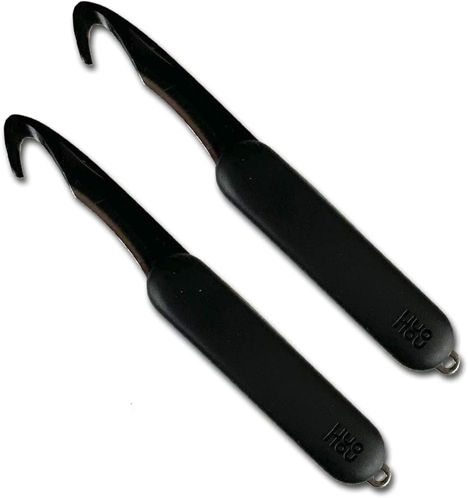 サファイア 段ボール開封 カッター フック型 折り畳み式 ダンボールカッター フックカッター 段ボールの開梱 開封道具 おしゃれ 開閉式 開梱カッター アウトドア ナイフ のこぎり 全長113mm ブラック 2個セット Faz Co Zm