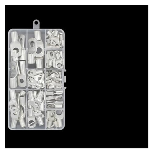 Juego de conector de engarzado de cable de cobre automotriz con 130 terminales