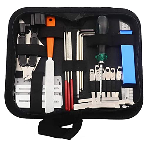 Kit d'outils de guitare complet avec organisateur cordes et règle