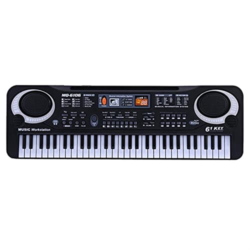 Clavier Piano 61 Touches Clavier De Piano Numérique D’orgue Électronique avec Piano Électrique Microphone - Les Beatles, Paul McCartney, John Lennon, RIngo Starr, George Harrison Clavier Piano 61 Touches Clavier De Piano Numérique D'orgue Électronique avec Piano Électrique Microphone