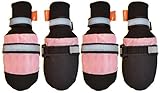 DuraPaws Dog Shoes - Paw Protector Dog Boots for Rain, Snow, Salt & Heat (Pink, Small - 2