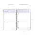 Planning Calendar BS Passages/ Solid Navy PP 5.5x8.5 Non-Dated Perpetual Daily Safety Wirebound -