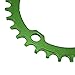 X AUTOHAUX 32 Teeth 104mm 4 Holes Aluminum Alloy Bicycle Bike Round Narrow Wide Chainring Crankset Tooth Plate Green