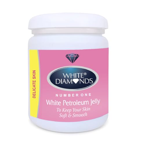 White Diamonds Delicate Skin Petroleum Jelly 500g – Premium Moist...