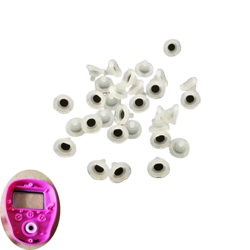 Image of 30 Pack Electronic Finger Counter Conductive Rubber Pad Replacement Button Contact Control Key Pads Parts for Mini LCD Digital Display Hand Tally Counters Count Clickers