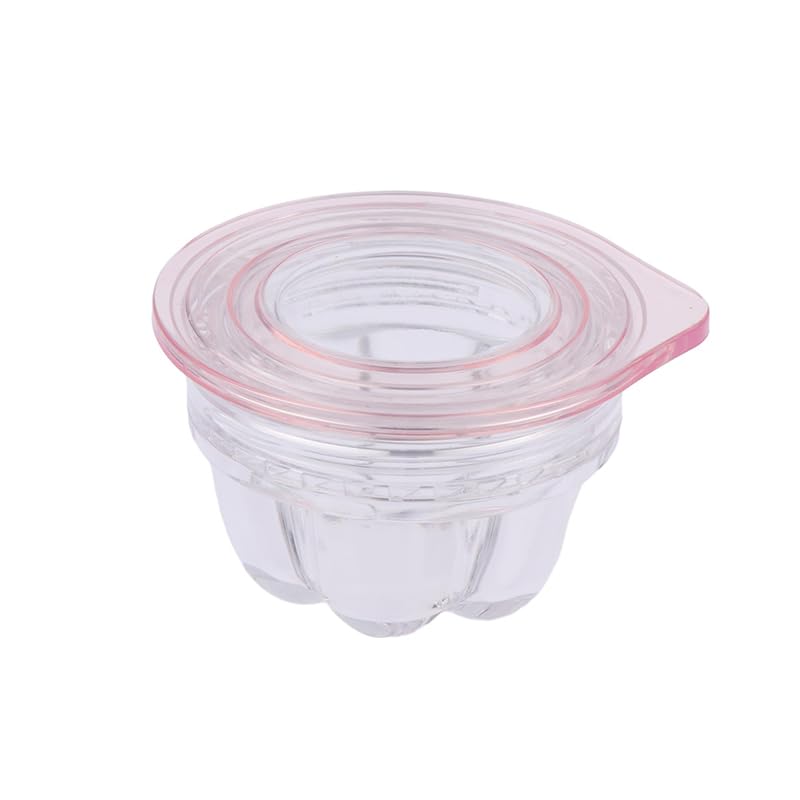 SUMKTO Transparenter Kunststoff, Lippen Balsam behälter leer, Gelee-Form Lippenstift leeres Glas, nachfüllbar, Bequeme Reise Leere Lippen Balsam Make-up Jar, Zubehör
