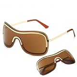 Sonnenbrillen | Sport-Sonnenbrille | Polarisierte recycelte Sonnenbrille mit UV-Schutz für Damen, Sonnenbrille mit quadratischem Schutz, Sonnenbrille für Damen, Radfahren,