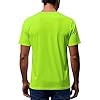 Gubsssl Mens T Shirts Gym T-Shirts Summer Activewear T-Shirts Men Short Sleeve Shirts Training Tops Wicking Tshirt Stretchy Shirt Tee Sportswear Clothes Stretchy Running Wear Fluorescent Green 4XL #5