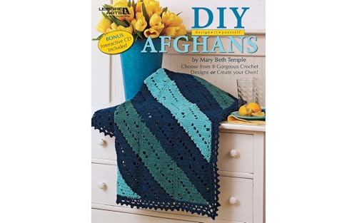 Leisure Arts Design/Yourself Afghans CD Crochet Book – Step-by-Step Stitch