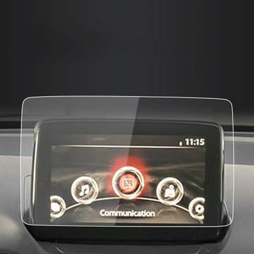 Protection d'écran de navigation haut de gamme en verre trempé pour Mazda 2 2019-2023