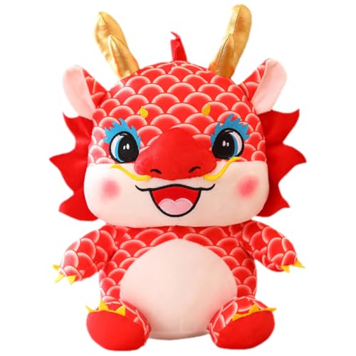 TOYANDONA Peluche De Dragón Chino Muñeco Pou De Dragón para Año Chino Decoración Festiva De Mascota