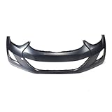 CarPartsDepot, Front Bumper Cover Primered Tow Hole Sedan 4-Dr, 352-222202-10-PM HY1000185 865113Y000